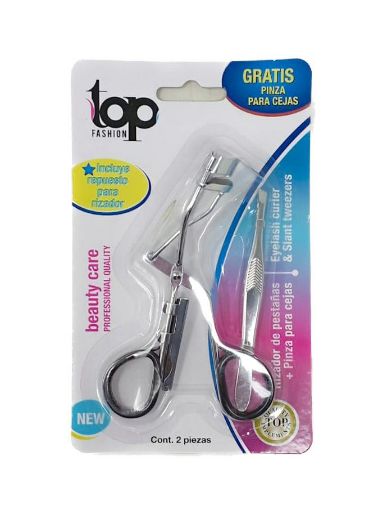 Imagen de KIT TOP FASHION 2 UND - RIZADOR DE PESTAÑAS + PINZA PARA CEJAS 