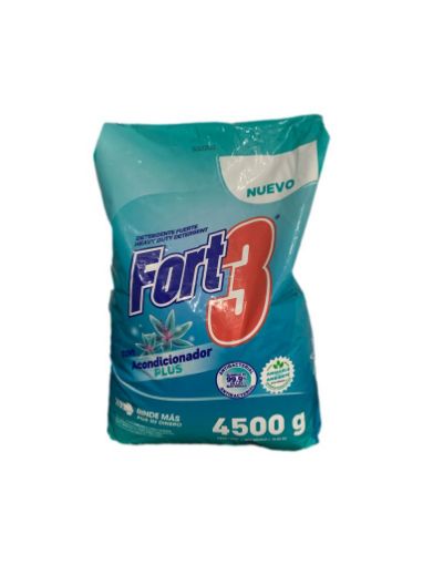 Imagen de DETERGENTE EN POLVO FORT 3 ACONDICIONADOR PLUS  4500 G