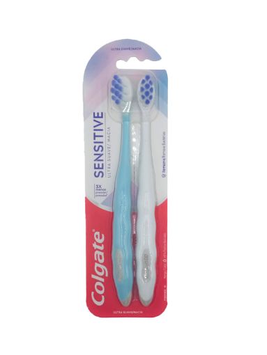 Imagen de CEPILLO DENTAL COLGATE SENTIVE ULTRA SUAVE  2 UND