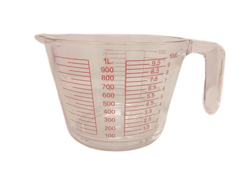 Imagen de TAZA MEDIDORA BEST PRODUCTS VIDRIO #85689 1000 ML 1 UND