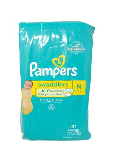 Imagen de PAÑALES PAMPERS SWADDLERS N S0 31 UND