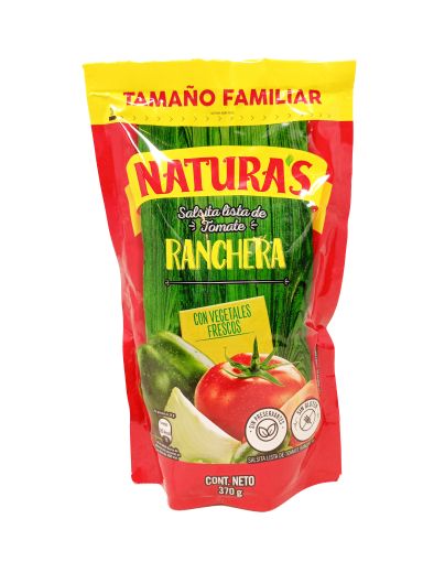 Imagen de SALSA NATURAS LISTA DE TOMATE RANCHERA DOYPACK  385,00 g 