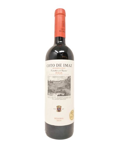 Imagen de VINO TINTO EL COTO DE IMAZ RIOJA RESERVA  750 ml 