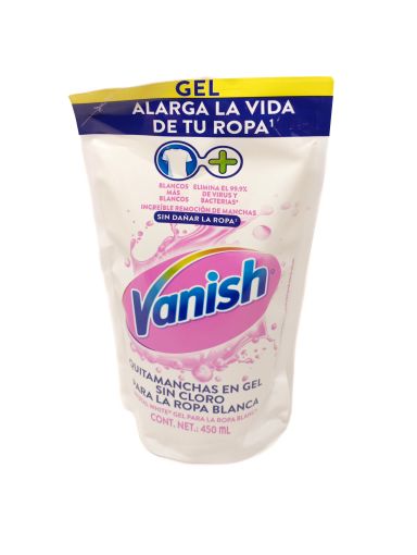 Imagen de QUITAMANCHAS  VANISH ROPA BLANCA 450 ml 