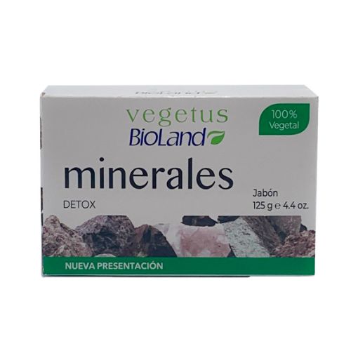 Imagen de JABÓN DE TOCADOR BIOLAND MINERALES DETOX 125 G