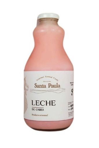 Imagen de LECHE SANTA PAULA DE CABRA DESCREMADA FRESA 1000 ML