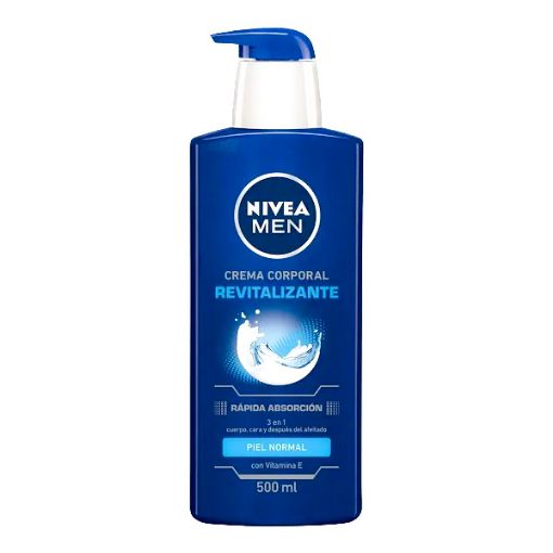 Imagen de CREMA CORPORAL NIVEA MEN REVITALIZANTE PIEL NORMAL 500 ML