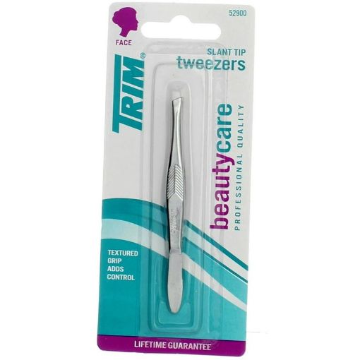 Imagen de PINZA TRIM DE CEJAS PUNTA OBLICUA (INCLINADA) 1 UND
