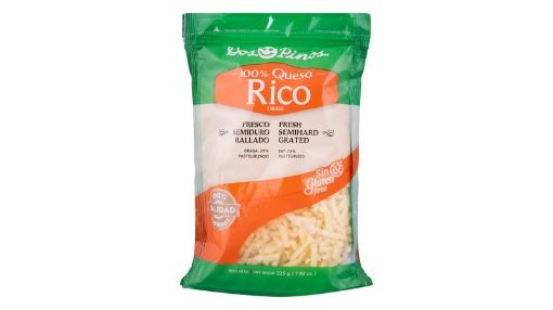 Imagen de QUESO RICO DOS PINOS SEMIDURO RALLADO 225 G