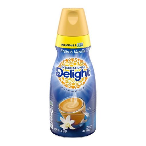 Imagen de CREMA PARA CAFÉ DELIGHT SABOR A VAINILLA NO LACTEA 946.00 ML