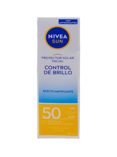 Imagen de PROTECTOR SOLAR NIVEA SUN FACIAL CONTROL BRILLO 50 FPS 50 ML
