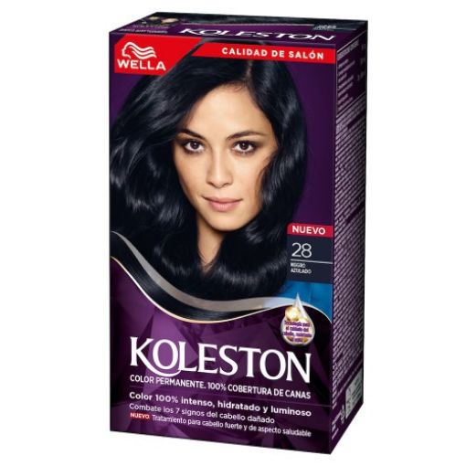 Imagen de TINTE PARA CABELLO KOLESTON NEGRO AZUL # 28 1 UND