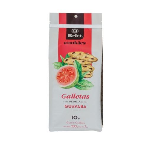 Imagen de GALLETAS BRITT GUAYABA 10 UND 200.00 G