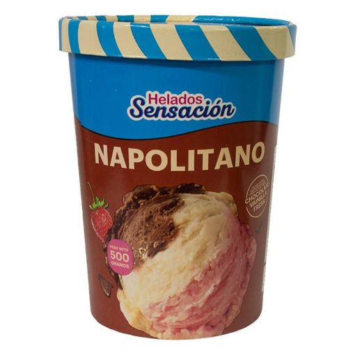 Imagen de HELADO SENSACIÓN NAPOLITANO 500 g 