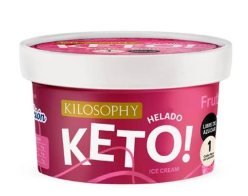 Imagen de HELADO SENSACIÓN KILOSOPHY KETO FRUTOS ROJOS 130 g 