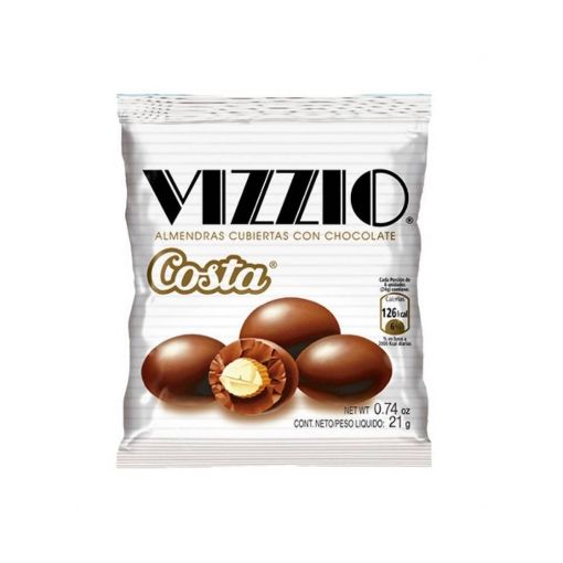 Imagen de CHOCOLATE COSTA VIZZIO ALMENDRAS CUBIERTAS CON CHOCOLATE 21 G