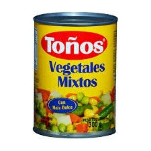 Imagen de VEGETALES MIXTOS TONOS LATA 300 G