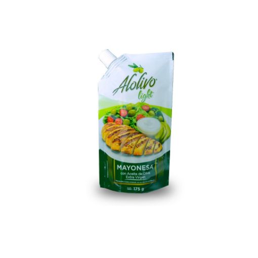 Imagen de MAYONESA ALOLIVO LIGHT CON ACEITE DE OLIVA DOYPACK 175.00 G