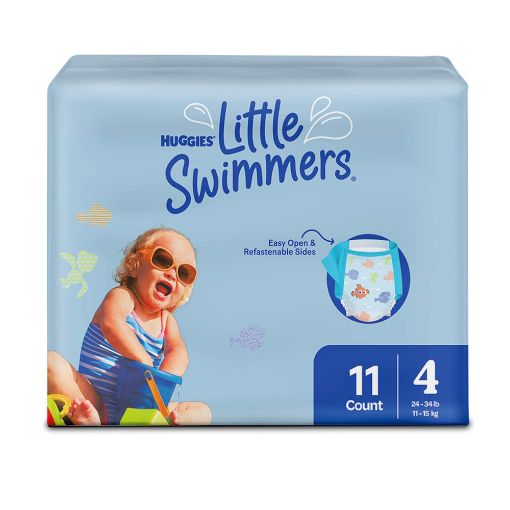 Imagen de PAÑAL HUGGIES LITTLE SWIMMERS DESECHABLE TALLA M 11 UND