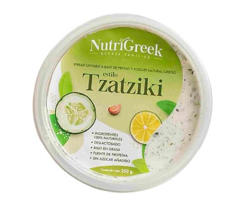 Imagen de DIP NUTRI GREEK SPREAD TZATZIKI YOGURT GRIEGO Y PEPINO 250.00 G