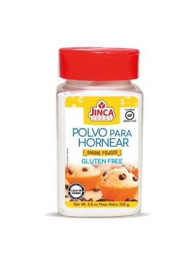 Imagen de POLVO PARA HORNEAR  JINCA FOODS SIN GLUTEN 250.00 G