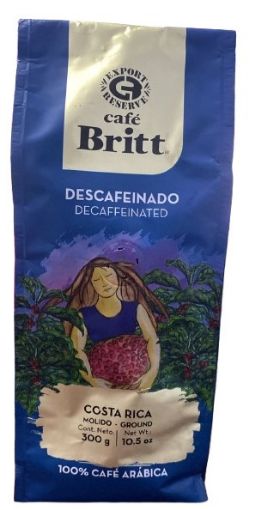 Imagen de CAFÉ BRITT DESCAFEINADO MOLIDO 300.00 G