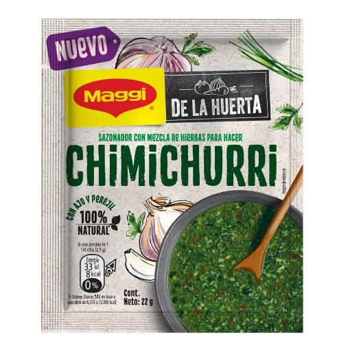 Imagen de SAZONADOR MAGGI DE LA HUERTA PARA CHIMICHURRI 22.00 G