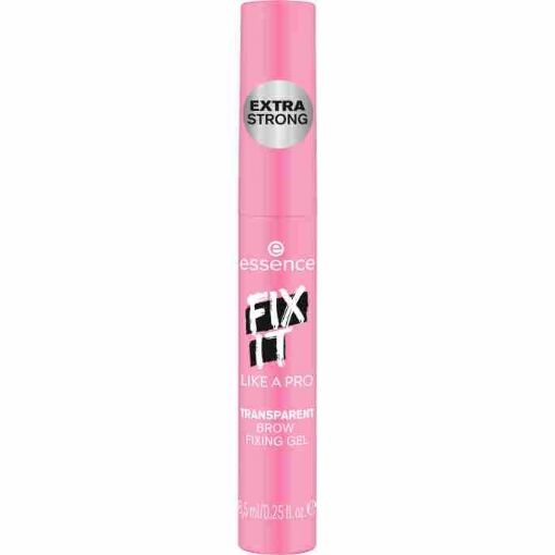 Imagen de GEL FIJADOR ESSENCE DE CEJAS FIX IT LIKE A PRO TRANSPARENTE BROWN 8.50 ML