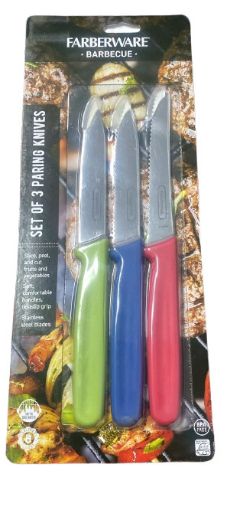 Imagen de SET DE CUCHILLOS  FARBERWARE COLORES SURTIDOS 3.00 UND