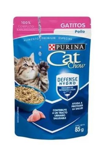 Imagen de ALIMENTO HÚMEDO PURINA CAT CHOW POLLO PARA GATO ADULTO 85.00 G