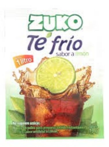 Imagen de BEBIDA ZUKO EN POLVO TÉ FRÍO LIMÓN 13.00 G