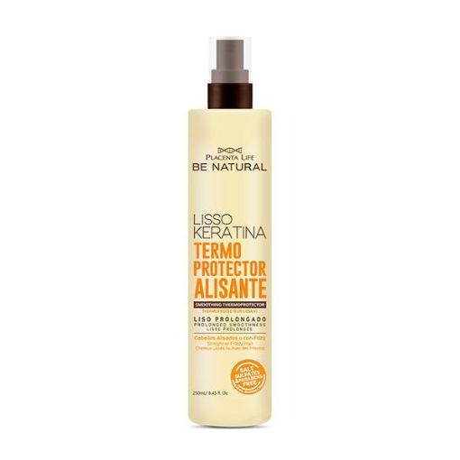 Imagen de PROTECTOR TÉRMICO PLACENTA LIFE BE NATURAL LISSO KERATINA 250.00 ML