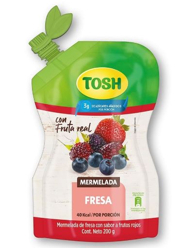 Imagen de MERMELADA TOSH DE FRESA REDUCIDA EN AZUCAR DOYPACK 200.00 G