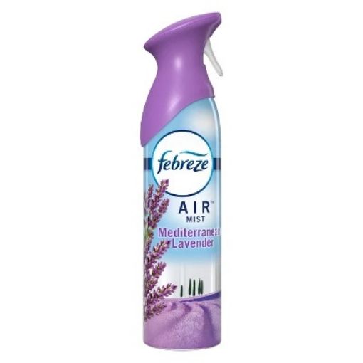 Imagen de AROMATIZANTE FEBREZE AIR MIST MEDITERRANEA LAVANDA EN AEROSOL 250.00 G