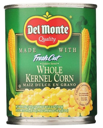 Imagen de MAÍZ DULCE DEL MONTE LATA 261 G
