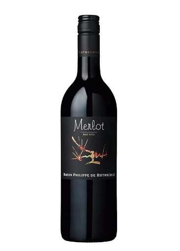 Imagen de VINO TINTO BARON PHILIPPE DE ROTHSCHILD MERLOT 750 ML