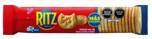 Imagen de GALLETAS SALADAS NABISCO RITZ 70 G