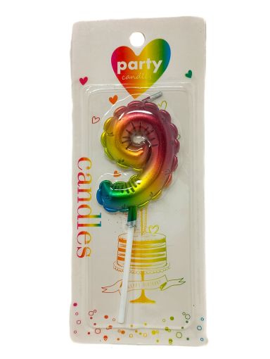 Imagen de CANDELA IMP NUMÉRICA COLORES #9 #819-40434 1.00 UND
