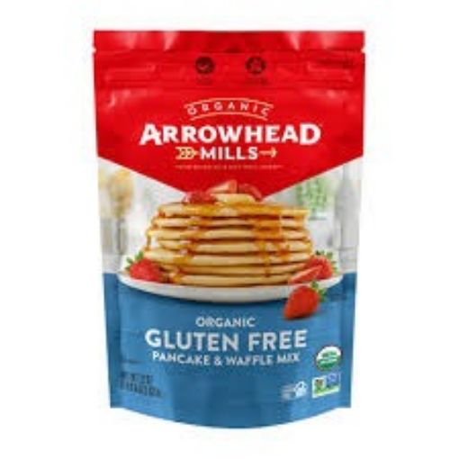 Imagen de MEZCLA ARROWHEAD MILLS PARA PANCAKE & WAFFLE ORGANICO SIN GLUTEN 623 G