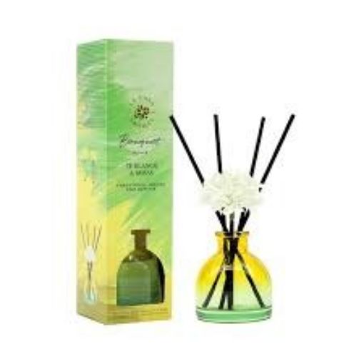 Imagen de VARITAS AROMATIZANTES LA CASA DE LOS AROMAS BOUQUET FLOR TE BLANCO & ROSAS 40 ML