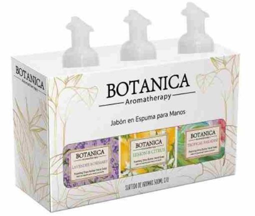 Imagen de SET BOTANICA -3 UND JABÓN LIQUIDO PARA MANOS SURTIDO 500 ML 