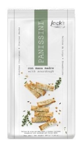 Imagen de PALITOS JACK'S PANISSINI CON MASA MADRE HIERBAS ITALIANAS 200.00 G