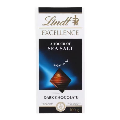 Imagen de CHOCOLATE LINDT EXCELLENCE OSCURO CON SAL MARINA 100.00 G