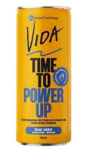 Imagen de BEBIDA CARBONATADA VIDA TIME TO POWER UP 350.00 ML
