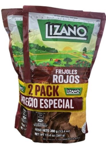 Imagen de OFERTA FRIJOLES LIZANO ROJOS MOLIDOS 2 PACK 760.00 G