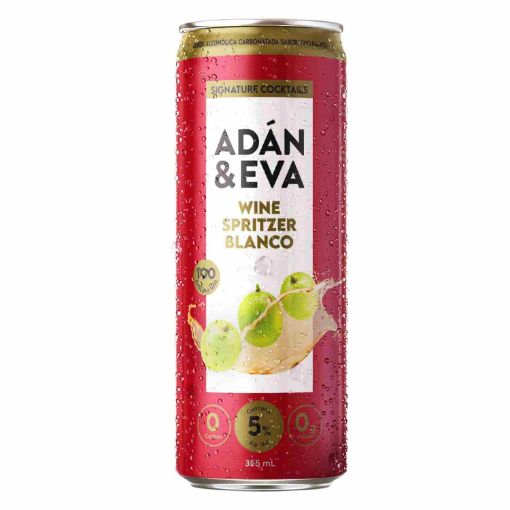 Imagen de BEBIDA ALCOHOLICA ADÁN & EVA WINE SPRITZER BLANCO LATA 355.00 ML