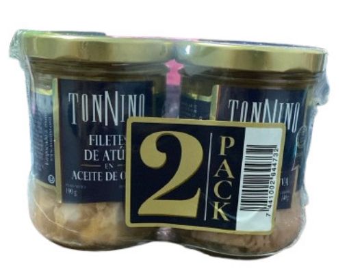 Imagen de FILETES TONNINO DE ATÚN EN ACEITE DE OLIVA 190 G 2 UND 