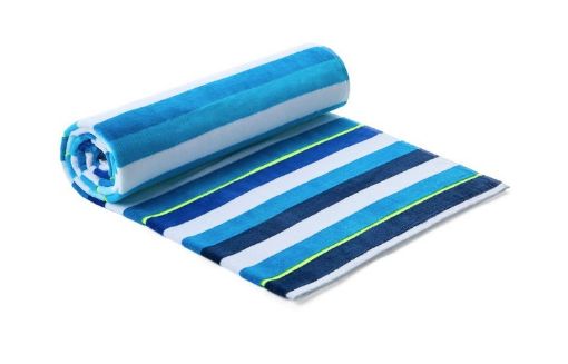 Imagen de TOALLA DE PLAYA BEACH TOWEL DE ALGODÓN 88X177 CM #07030312 1 UND