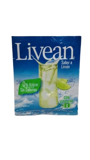Imagen de BEBIDA LIVEAN EN POLVO 0 AZÚCAR SABOR LIMÓN 7.00 G