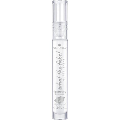 Imagen de BRILLO LABIAL ESSENCE WHAT THE FAKE! GLASS SHINE PLUMPING LIP FILLER 01 4.20 ML